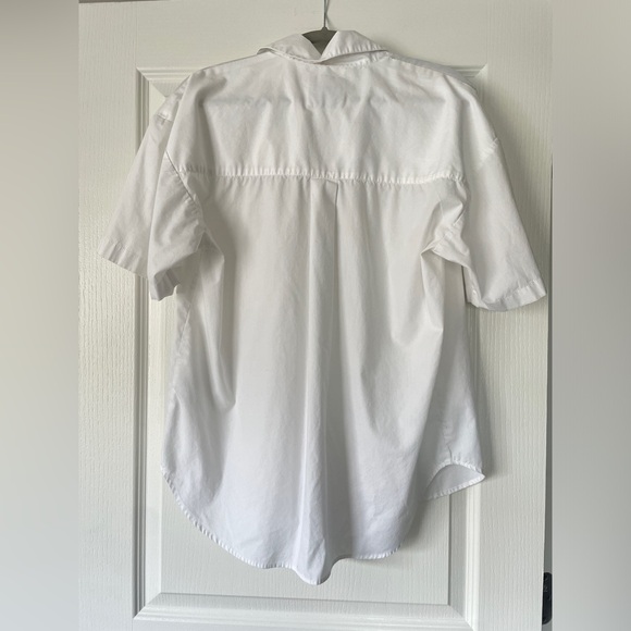 Abercrombie & Fitch White Button-Up Shirt - Picture 3 of 5